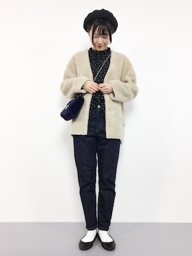 まるさん（レディース・161cm）の冬コーディネート