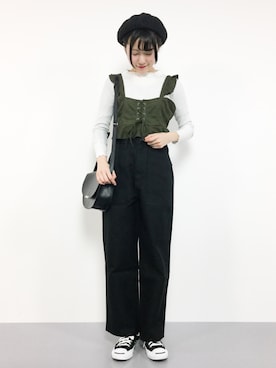 まるさん（レディース・161cm）の冬コーディネート