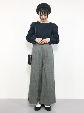 まるさん（レディース・161cm）の冬コーディネート