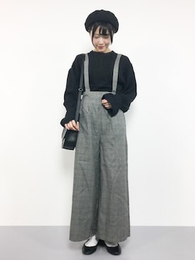 まるさん（レディース・161cm）の冬コーディネート