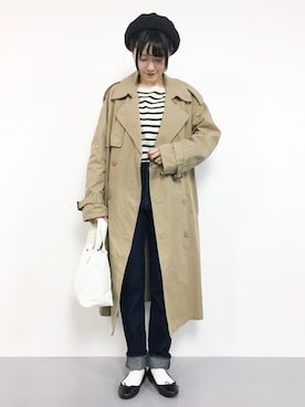 「Another Edition（アナザーエディション）のアイテム（ジャケット/アウター）」を使った、まるさん（レディース・161cm）の冬コーディネート