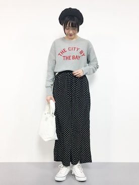 まるさん（レディース・161cm）の冬コーディネート