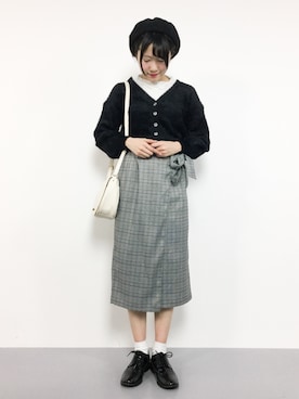 まるさん（レディース・161cm）の冬コーディネート