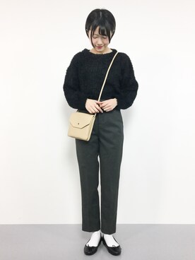 「TONE SELECT GOODS（トーンセレクトグッズ）のアイテム」を使った、まるさん（レディース・161cm）の冬コーディネート