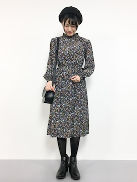 まるさん（レディース・161cm）の冬コーディネート