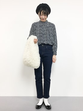 まるさん（レディース・161cm）の冬コーディネート