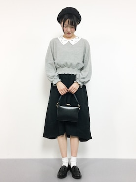 まるさん（レディース・161cm）の冬コーディネート