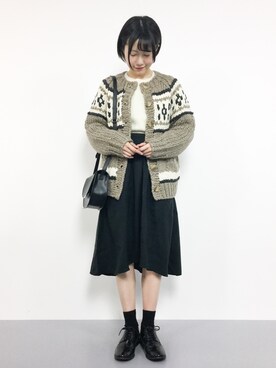 まるさん（レディース・161cm）の冬コーディネート