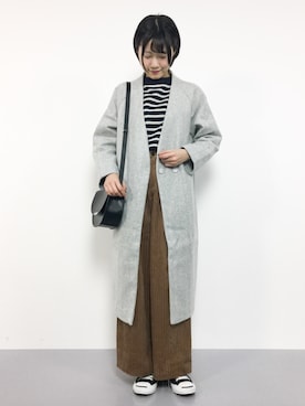 「Te chichi TERRASSE（テチチテラス）のアイテム」を使った、まるさん（レディース・161cm）の冬コーディネート