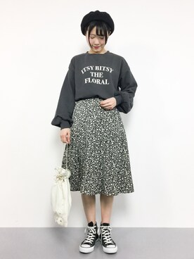 まるさん（レディース・161cm）の冬コーディネート