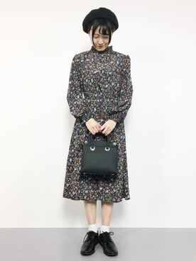 まるさん（レディース・161cm）の冬コーディネート