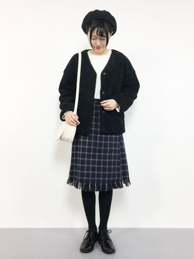 まるさん（レディース・161cm）の冬コーディネート