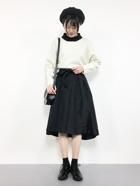 まるさん（レディース・161cm）の冬コーディネート