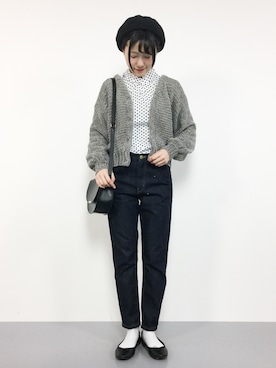 まるさん（レディース・161cm）の冬コーディネート