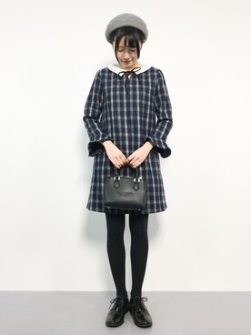 まるさん（レディース・161cm）の冬コーディネート