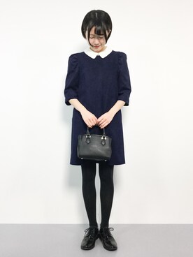 まるさん（レディース・161cm）の冬コーディネート