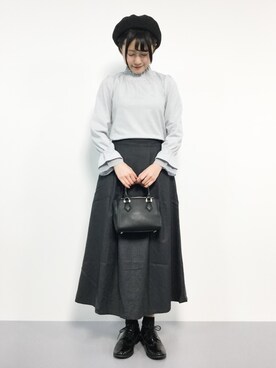 まるさん（レディース・161cm）の冬コーディネート