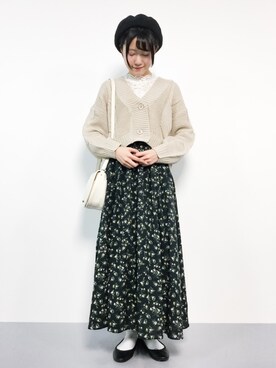 まるさん（レディース・161cm）の冬コーディネート