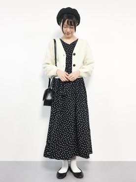 まるさん（レディース・161cm）の冬コーディネート