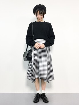 まるさん（レディース・161cm）の冬コーディネート