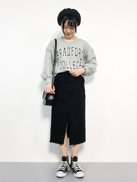 まるさん（レディース・161cm）の冬コーディネート