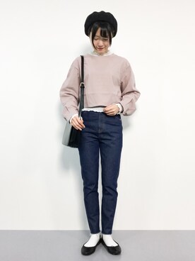 まるさん（レディース・161cm）の冬コーディネート