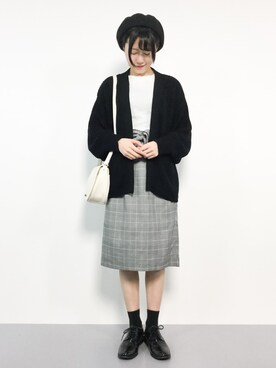 まるさん（レディース・161cm）の冬コーディネート