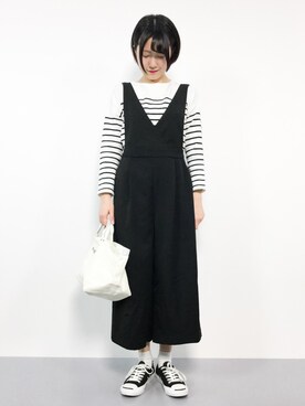 まるさん（レディース・161cm）の冬コーディネート