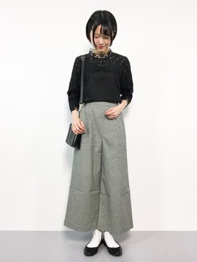 まるさん（レディース・161cm）の冬コーディネート