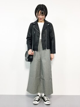 まるさん（レディース・161cm）の冬コーディネート