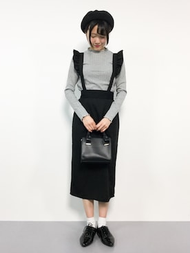 まるさん（レディース・161cm）の冬コーディネート