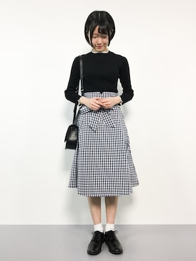 まるさん（レディース・161cm）の冬コーディネート