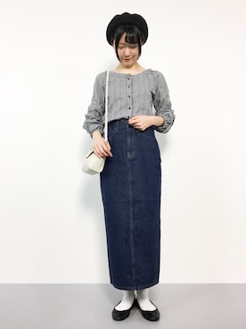 まるさん（レディース・161cm）の冬コーディネート