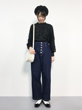 まるさん（レディース・161cm）の冬コーディネート