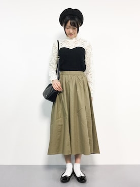 まるさん（レディース・161cm）の冬コーディネート