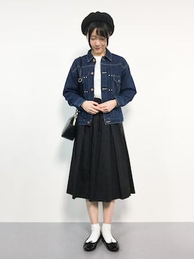 まるさん（レディース・161cm）の冬コーディネート