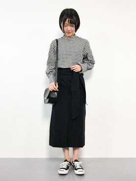 まるさん（レディース・161cm）の冬コーディネート