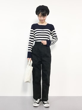 まるさん（レディース・161cm）の冬コーディネート