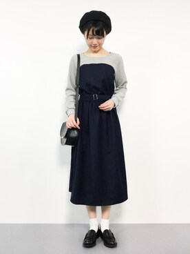 ドッキングベアワンピースを使った人気ファッションコーディネート Wear