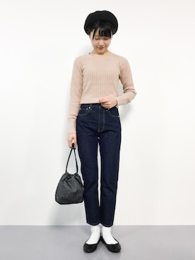 まるさん（レディース・161cm）の春コーディネート