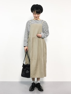 まるさん（レディース・161cm）の春コーディネート