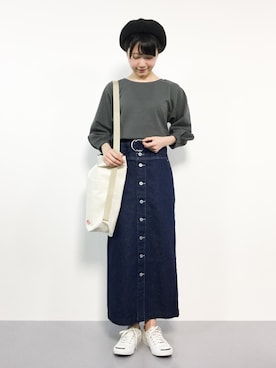 まるさん（レディース・161cm）の春コーディネート