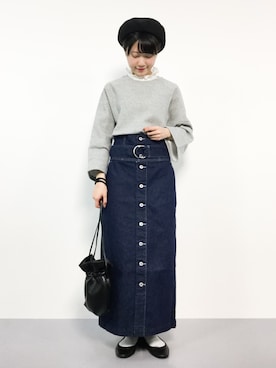 まるさん（レディース・161cm）の春コーディネート