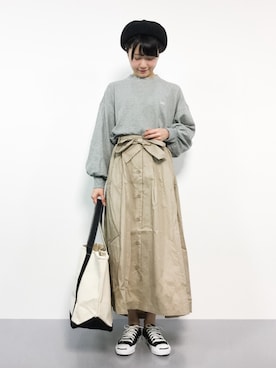 まるさん（レディース・161cm）の春コーディネート