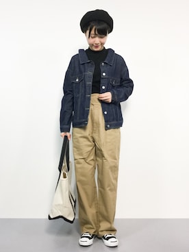 「rps（アールピーエス）のアイテム（テーラードジャケット）」を使った、まるさん（レディース・161cm）の春コーディネート