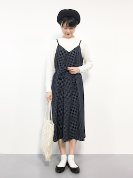 まるさん（レディース・161cm）の春コーディネート