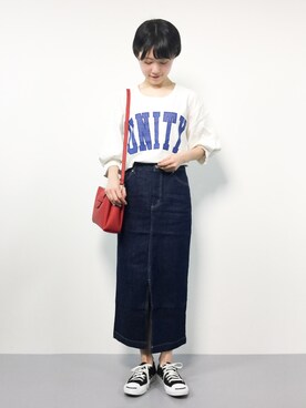 まるさん（レディース・161cm）の春コーディネート