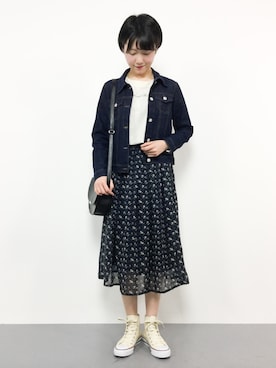 まるさん（レディース・161cm）の春コーディネート