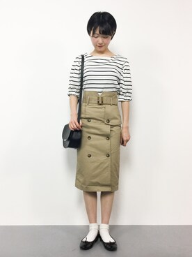 まるさん（レディース・161cm）の春コーディネート