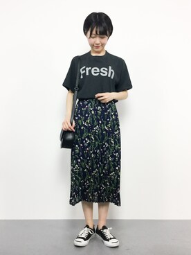 まるさん（レディース・161cm）の春コーディネート